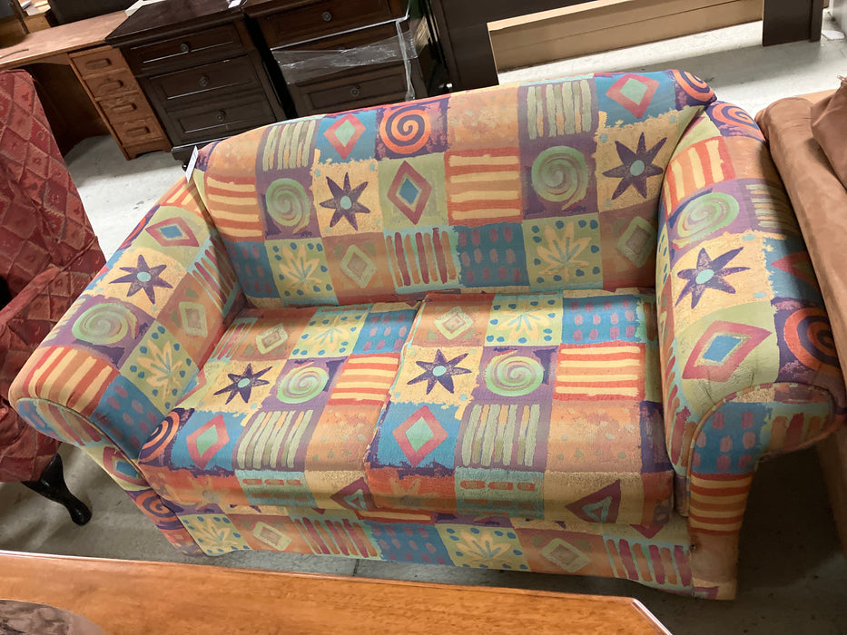 Multi coloured Loveseat (used)