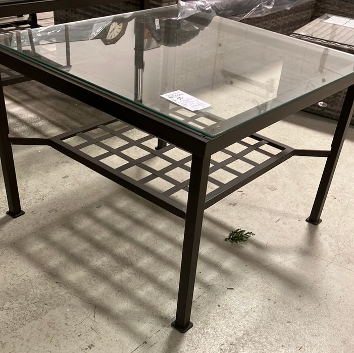 Black Glass Table