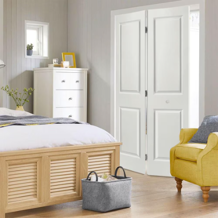 Masonite 30-inch x 80-inch Primed 2 Panel Hollow Core Smooth Interior Bi-fold Door (New)