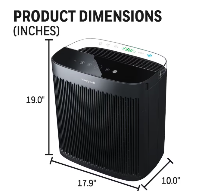 Honeywell Insight Series True HEPA Air Purifier for Large-Extra Large Room