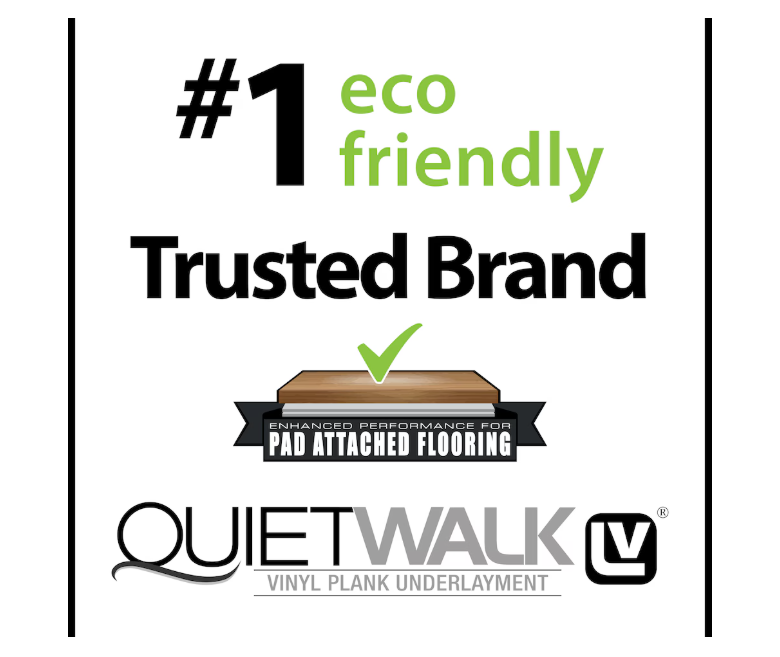 QuietWalk 360 Sq Ft Vinyl Plank Flooring