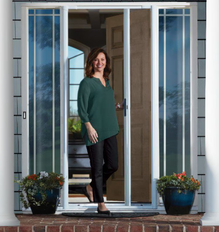 Andersen LuminAire 32-inch to 36-inch W x 78-inch H White Retractable Screen for Single Entry Door (new)