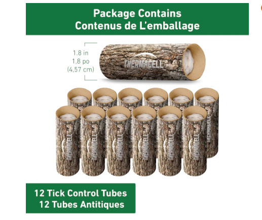 ThermaCELL Thermacell Tick Control Tubes (new)