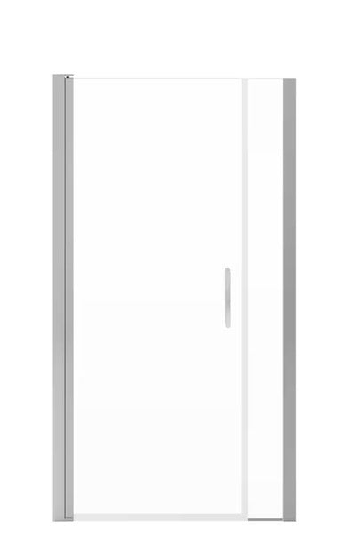 MAAX Cappadocia 39-41 x 68 in. 6 mm Pivot Shower Door for Alcove Installation with Clear glass & Round Handle in Chrome