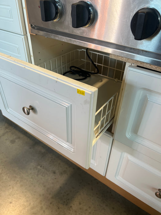 White Kitchen Beveled Cabinets