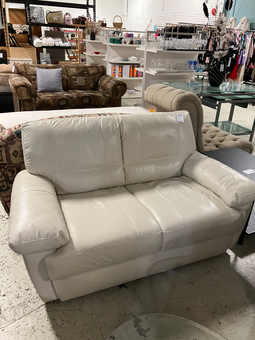 White Loveseat (Used)