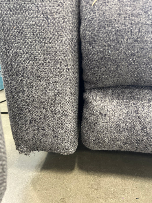 Right Chaise Grey Tweed Sectional