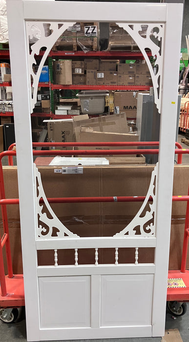 Screen Tight 32-inch x 80-inch Georgian Solid Vinyl Screen Door (Used)