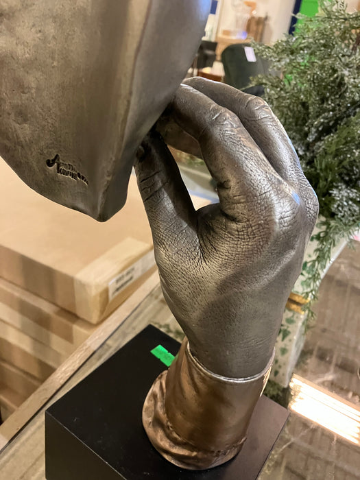 John Cutrone Smoking Cigarette Statue