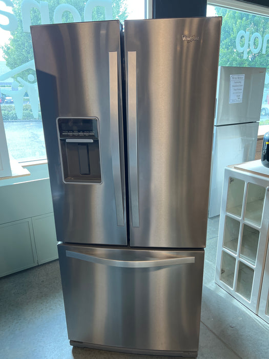 Whirlpool WRF560SEYM04 French Door Fridge with Freezer Drawer and Water Dispenser (used)