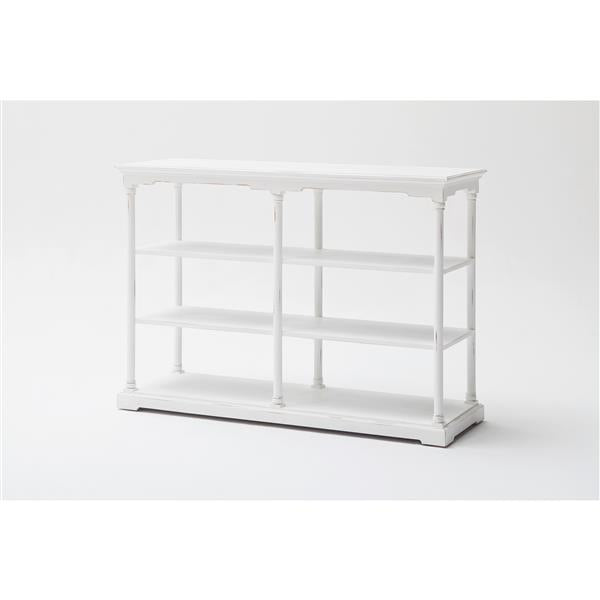 Bordeaux Kitchen Table High with 6 boxes - White (T787) (NEW)