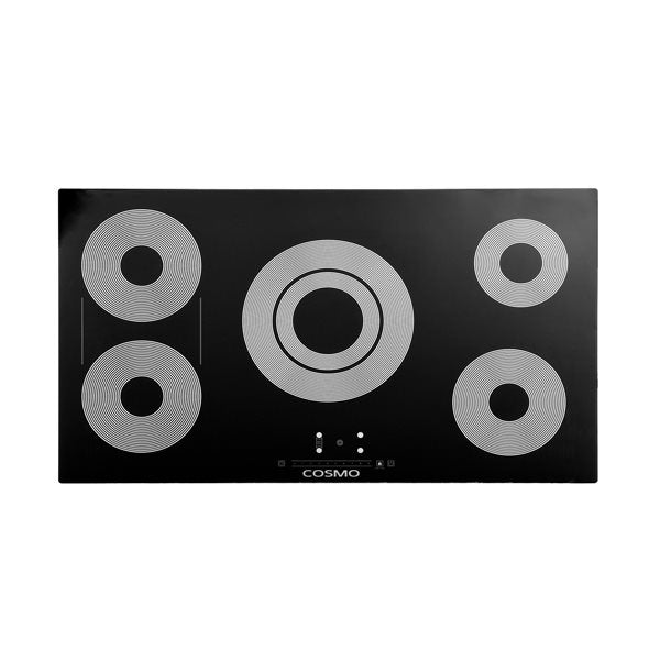 Cosmo 36-in 5-Burner Black Electric Cooktop (new)