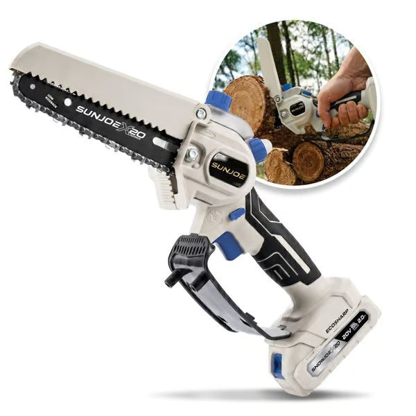 Sun Joe 20 V ECOSHARP Cordless X20 Handheld Pruning Saw 6-in w/ 2x 2.0 Ah Batteries + Charger (new)
