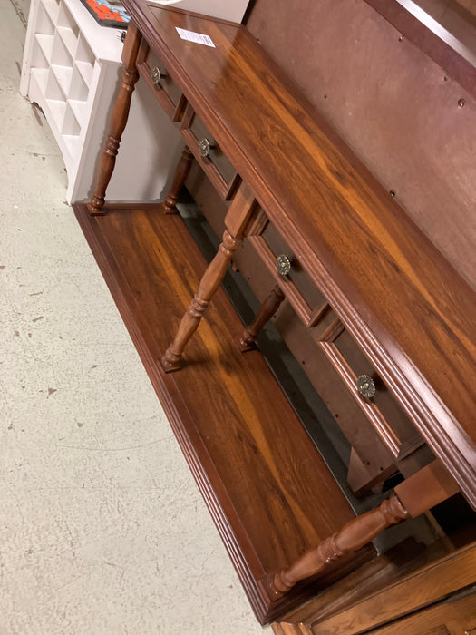 Wooden console table (used)