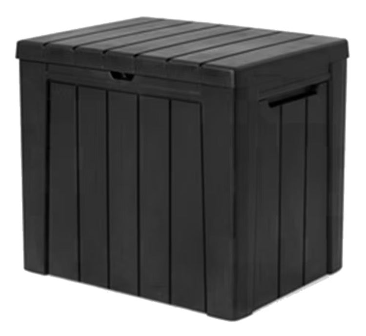 Keter Urban Box 2 x 1.5 ft. (30G/113L) Resin Patio/Outdoor Storage Deck Box/Bench
