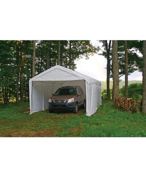 ShelterLogic Super Max 10 ft. x 20 ft. White Canopy Enclosure Kit