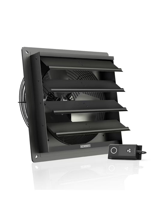 AC INFINITY Airlift AC-ALS12 shutter exhaust ventilation fan 12", speed controller  (new)