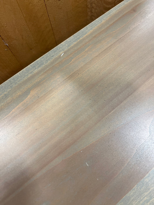 Natural Wood Console Table with 2 Soft-Close Drawers