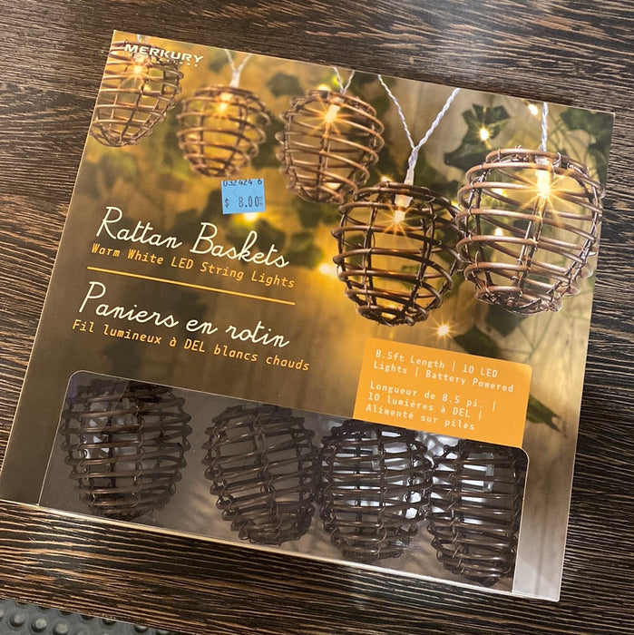 Rattan Basket Light