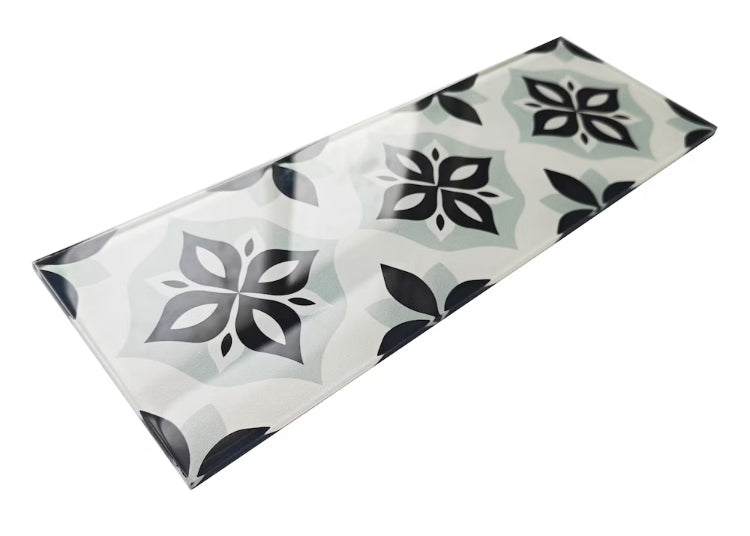 LuxySplash Vintage Glass Subway Wall Tile 4" x 12" (New)