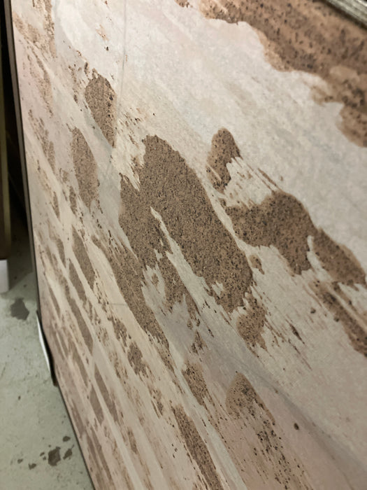 Large Brown & Cream Abstract Artwork