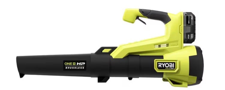 RYOBI 18V ONE+ HP Brushless 110 MPH 350 CFM Cordless Variable-Speed Jet Fan Leaf Blower (Tool Only) (new)