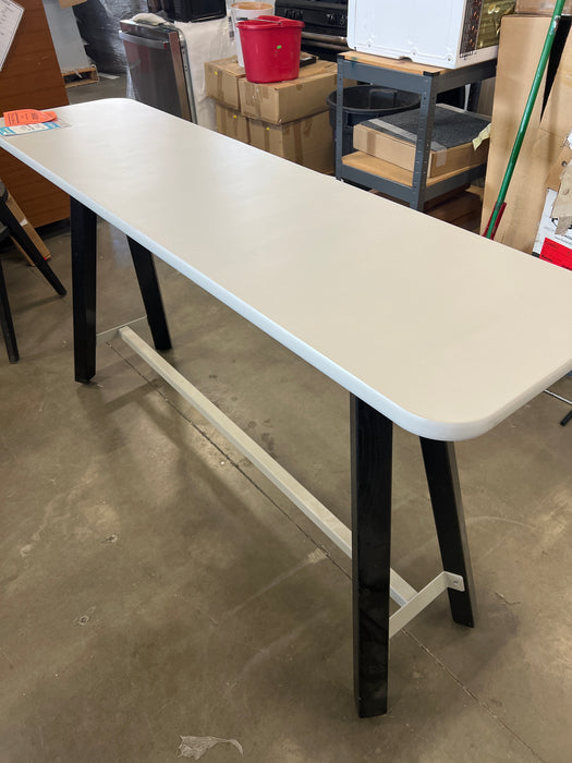Tall Grey Narrow Table (new)