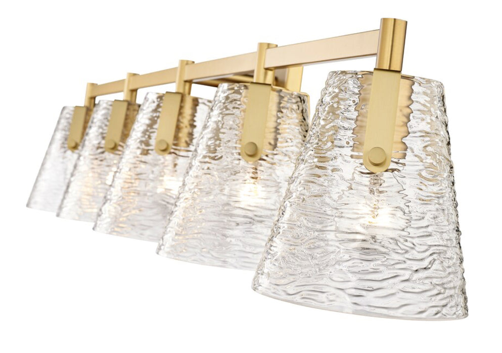 Z-Lite Analia 5 Light Vanity in Modern Gold (New)