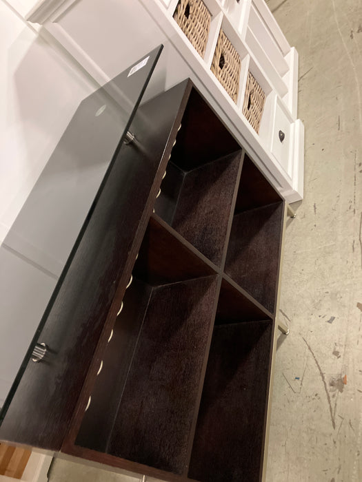 Brown Bar/storage Cabinet (used)