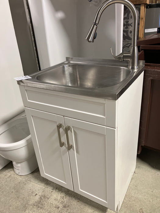 Laundry sink + vanity (used)