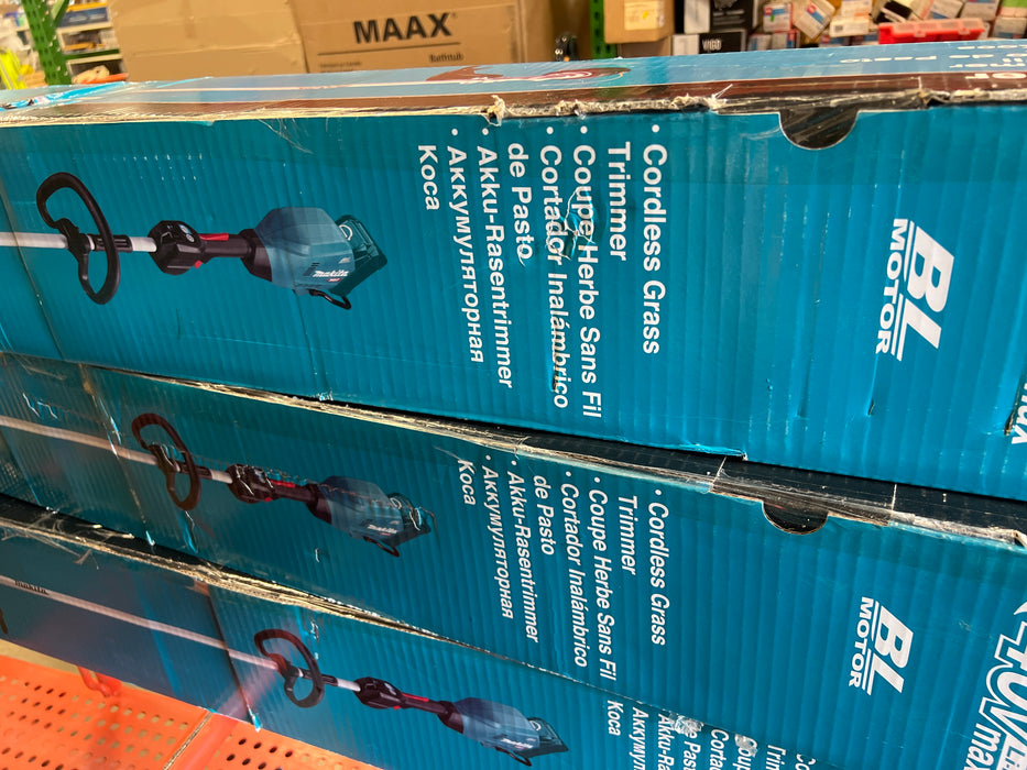 MAKITA 40Vmax XGT Brushless Cordless 17-Inch Line Trimmer Kit with 5.0Ah Battery, Rapid Charger & Bag  (new)