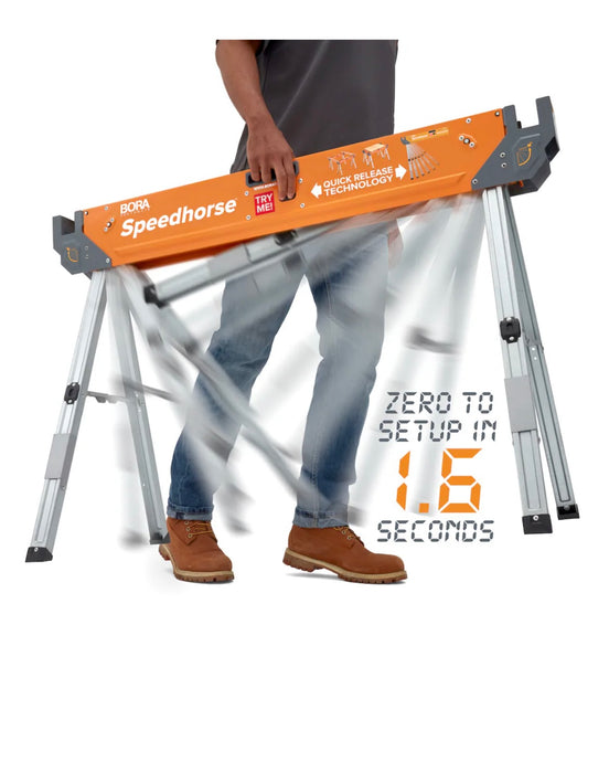 Bora Speedhorse, Instant Setup 1800lb Capacity (new)