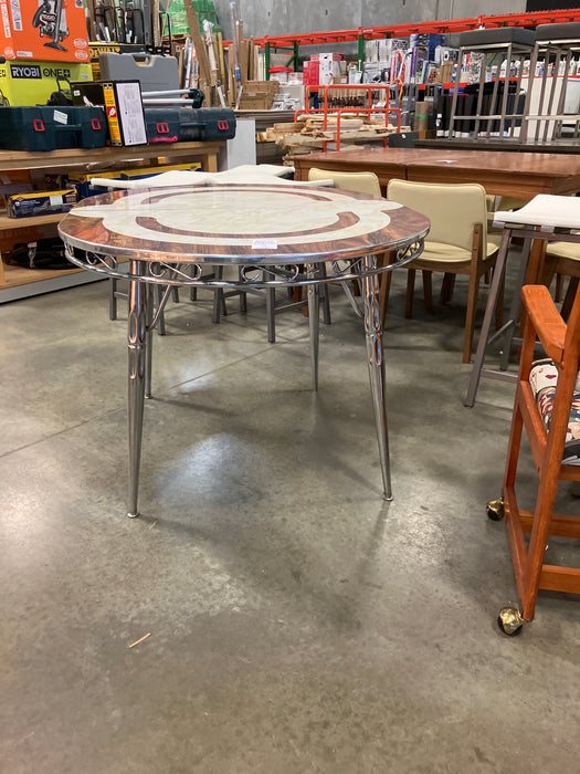 1950s Dinette Chrome Table (Used)