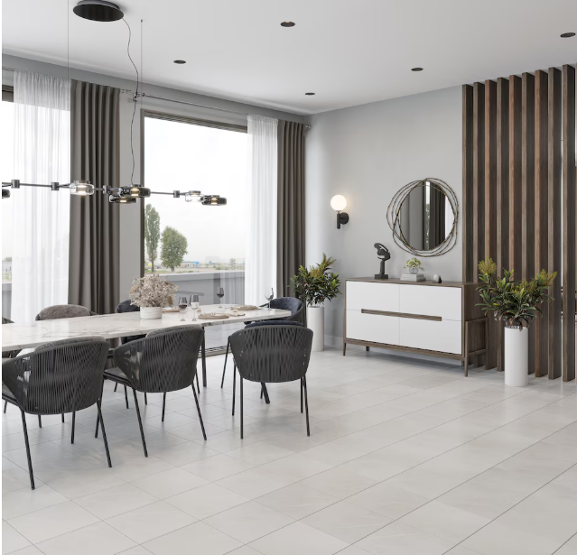 Marblesque Calacatta Mbr 5.5 mm T x 18 1/2-in W x 37-in L Rigid Core Flooring (19.02 sq. ft./Case) new
