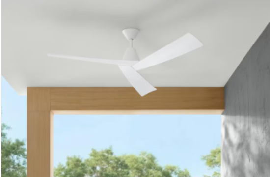 Easton 60-inch Indoor/Covered Outdoor Matte White DC Motor Ceiling Fan (new)
