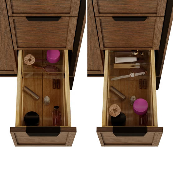 Theo 36-in Jacobean Single Vanity with White with Grey Specks Engineered Stone Top (new)
