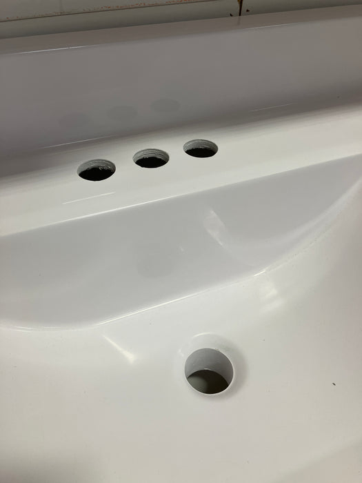 White 31” Vanity Top