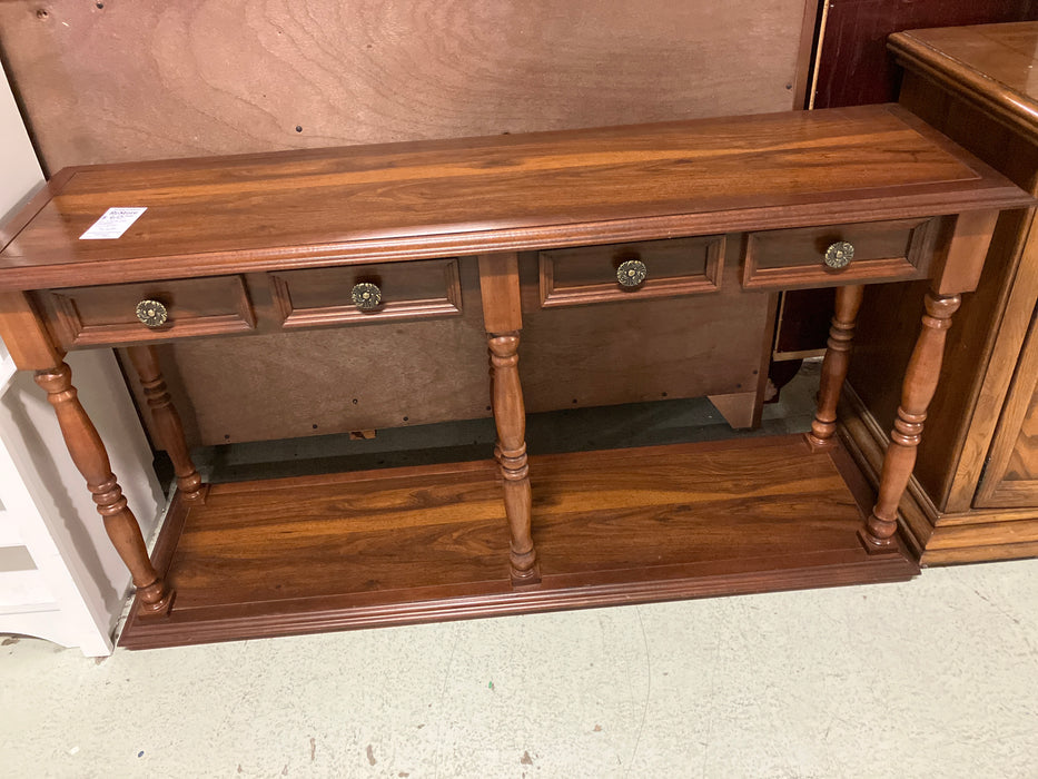 Wooden console table (used)