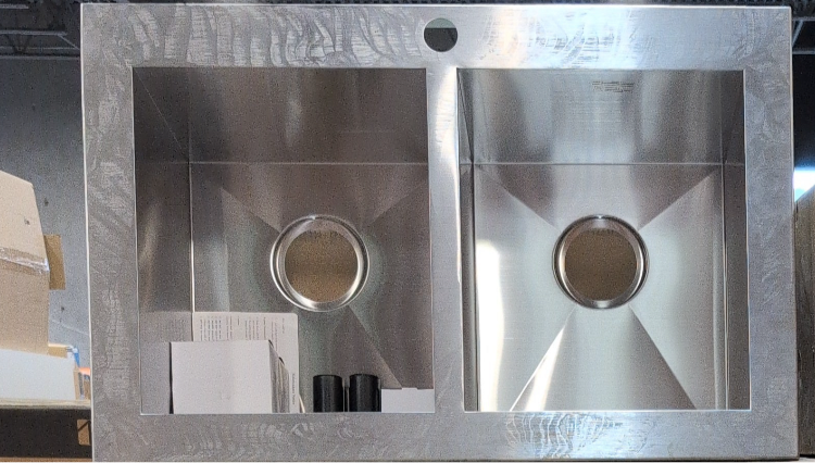 Acri-Tec Double Stainless Steel Sink (new)