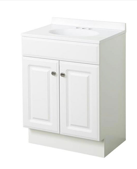 24” White Bathroom Vanity (Used)
