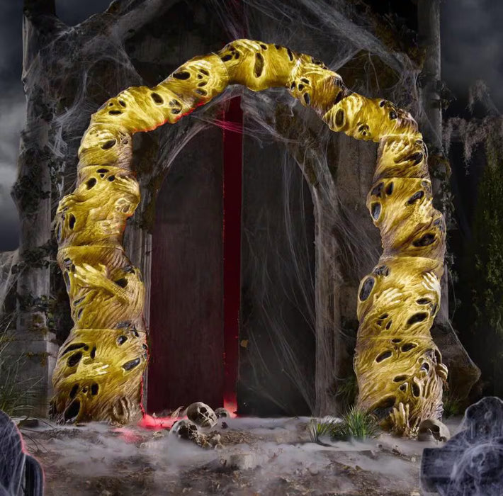 Home Accents Holiday 7.5 ft LED Twisted Souls Archway (New)