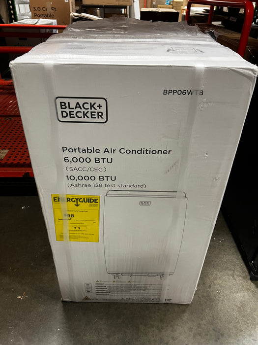 BLACK+DECKER 10K BTU, 6K BTU (SACC) Portable Air Conditioner & Remote (new)