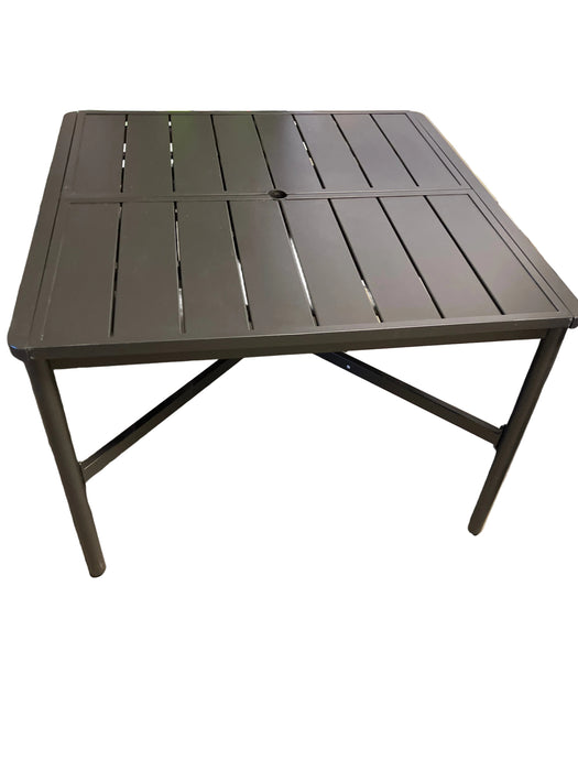 Steel-Frame Extendable Outdoor Dining Table