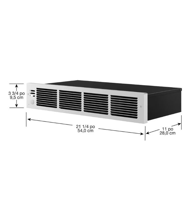 Dimplex 21 1/4-Inch 1800W 120/240V DUCH Electric Under Cabinet Heater in White without Thermostat