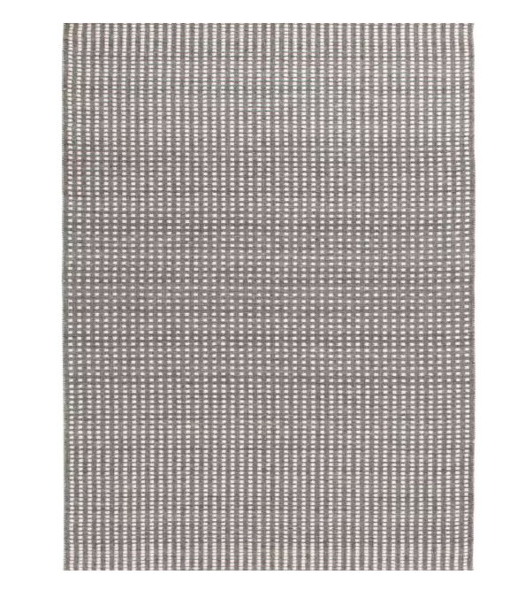 GlucksteinElements Otis Ivory/Steel 5 ft. x7 ft. Indoor Area Rug