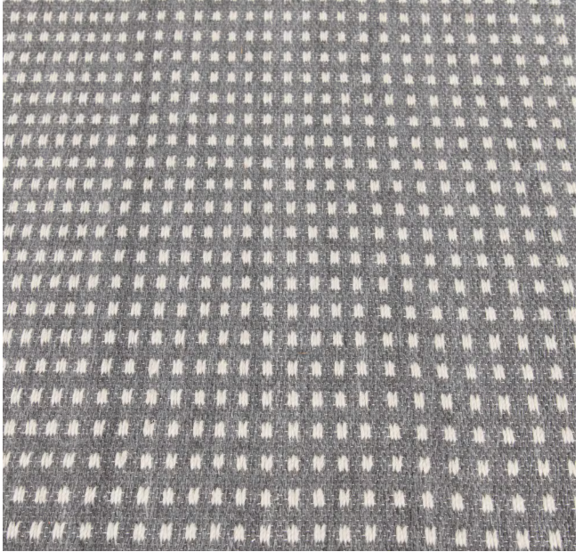 GlucksteinElements Otis Ivory/Steel 5 ft. x7 ft. Indoor Area Rug