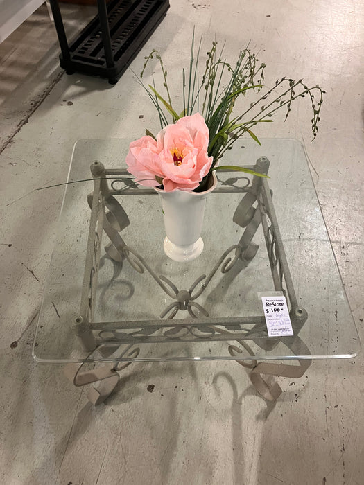 Glass Side Table