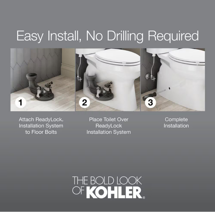 Kohler Gleam 2-Piece Chair Height Elongated Skirted 4.8 LPF Single Flush Toilet (no tank lid) (new)