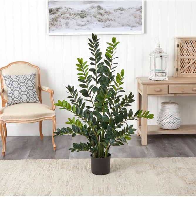 Nearly Natural 4ft. Zamioculcas Artificial Plant