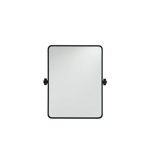 GlucksteinElements Westbury 21-inch W x 30-inch H Metal Matte Black Frame Pivot Mirror (new)